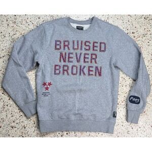 PRPS Men's Bruised Never Broken Crew Neck Long Sleeve Sweatshirt Size Small
